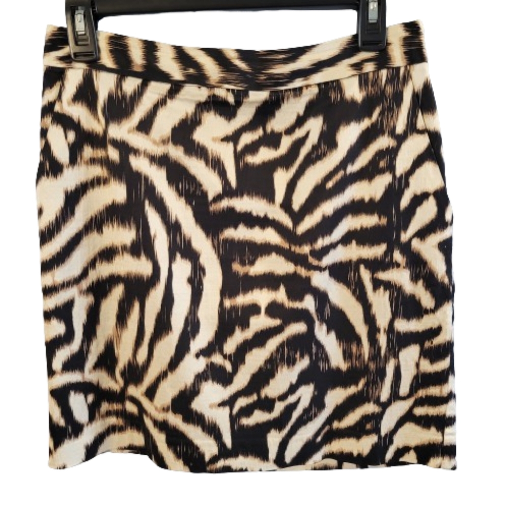 Ann Taylor petite printed skirt
